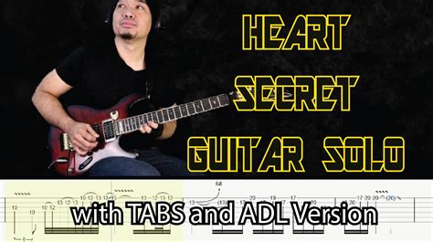 Secret By Heart Guitar Solos With ADL Version Solo PDF Tabs GP7