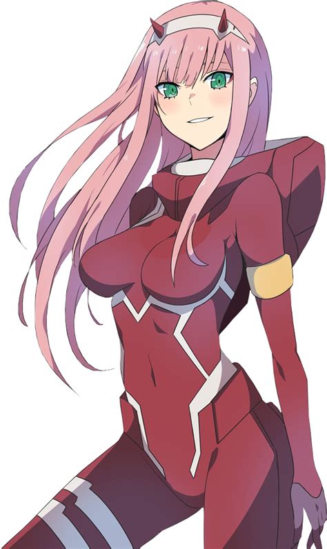 Anime Demon Png Demon Girl Zero Two Darling In The Franxx Zero Two