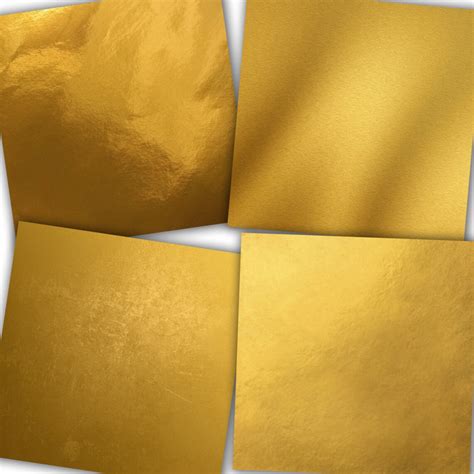 Gold Foil Digital Paper Metallic Gold Paper Gold Etsy Australia