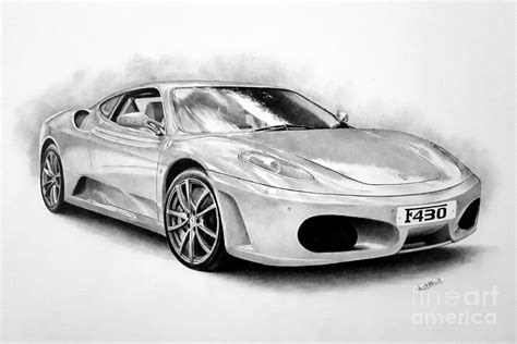 Ferrari 430 Drawing By Stuart Attwell