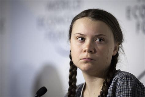 Greta Thunberg droht in Davos Spitzenpolitikern: 