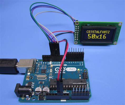 Arduino Driving A Spi Graphic Oled