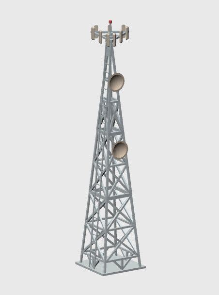 Ho Scale Cell Tower Arrives Unpainted Cell Tower Mobile Tower