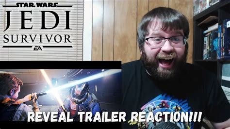 Star Wars Jedi Survivor Official Reveal Trailer REACTION YouTube