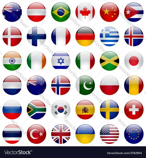 Premium Vector World Flags Icon Set World Country Flags World Images
