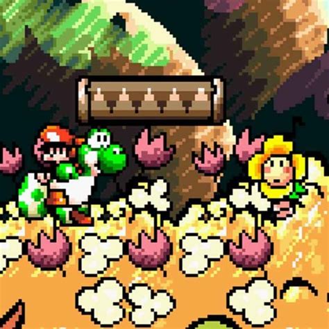 Yoshis Island Flower Garden Gardenpicdesign