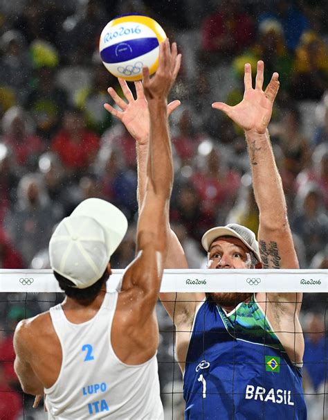 24 volleyball teams and 48 beac. Brazil takes men's beach volleyball gold at Rio 2016 Olympics