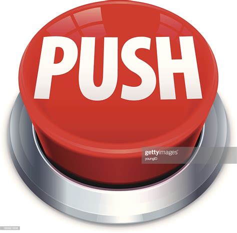 Big Red Push Button High-Res Vector Graphic - Getty Images