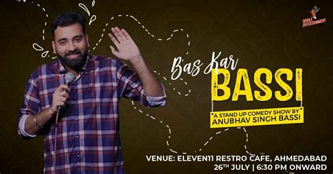 Anubhav Singh Bassi Bas Kar Bassi Eleven 11 Restro Cafe Events In