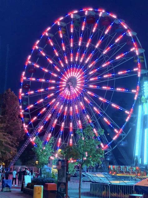 Knoebels Ferris Wheel At Night Tim Team Flickr