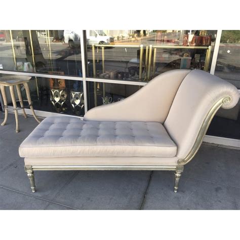 This gray tufted couch that goes for just $359. Chic Chaise Lounge Tufted Silver Taupe Sateen in Hollywood ...