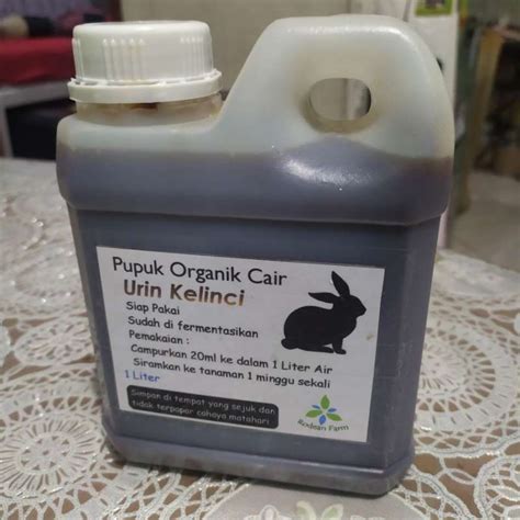 Jual Pupuk Organik Cair 1 Liter Urine And Kotoran Kelinci Poc Di Seller