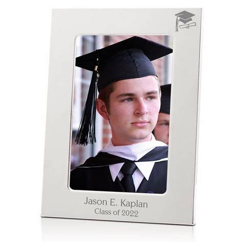 möbel and wohnen personalised silver 4x6 graduation photo frame t end of university pass t
