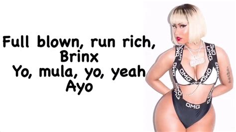 Nicki Minaj Rich Sex Lyrics Ft Lil Wayne Youtube