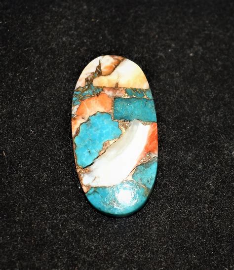 Spiny Oyster Loose Gemstone Cabochon Spiny Oyster Copper Etsy