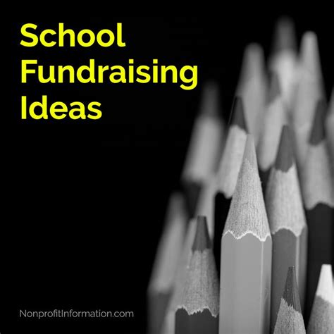 School Fundraising Ideas Student Fundraising Ideas For Schools