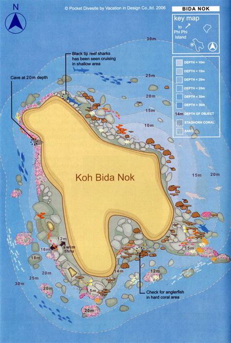 Phi Phi Islands Diving Dive Sites Ko Phi Phi Bida Nok And Bida Nai