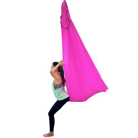 Wellsem Anti Gravity Yoga Hammock Aerial Yoga Swing Silk Pilates Strap Bed Fitness For Gym