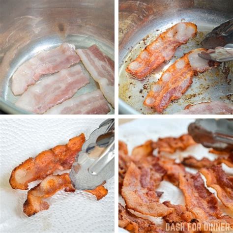 Instant Pot Bacon How To Make Bacon Bits Dash For Dinner