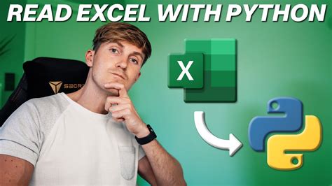 How To Read Excel Files With Python Pandas Tutorial Youtube