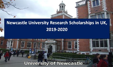 Overseas Research Scholarships At Newcastle University 2020