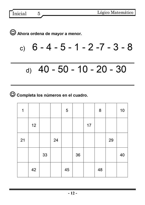 Lógico Matemático Cuaderno De Ejercicios Para Preescolar Y 1º Grado