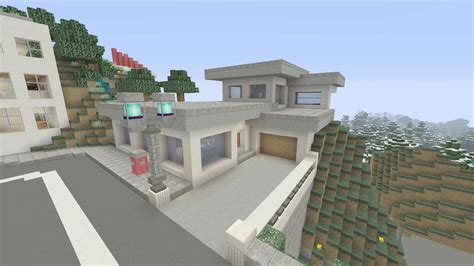 Minecraft Xbox One Tours Of Seal City Modern Mountain House 1 Youtube
