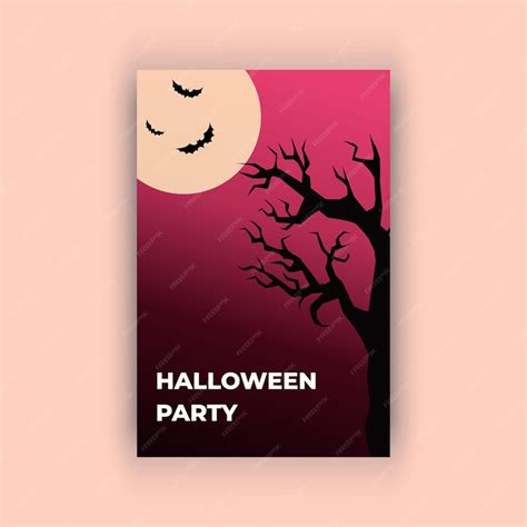 Premium Vector Horrible Happy Halloween Book Cover Title Page Banner
