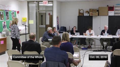 District 96 Board of Education Committee of the Whole Meeting 10-05-16 ...