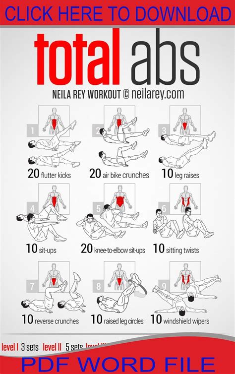 Abs Workout Total Ab Workout Total Abs Abs Workout Routines