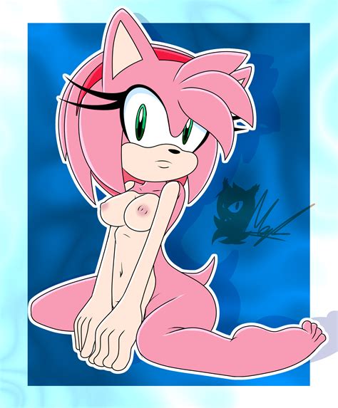 Rule 34 Absurd Res Accessory Amy Rose Breasts Covering Covering