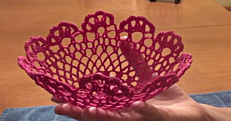 Turn Your Doily Into A Beautiful Doily Lace Bowl Learn How Here