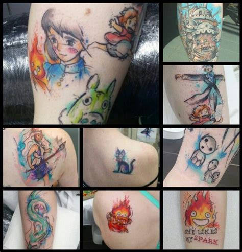 Studio Ghibli Tattoos By Josiesexton Instagram Studio Ghibli Tattoo