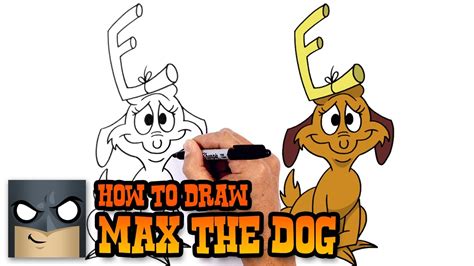 Cute cartoon red christmas sock with gifts. How to Draw Max | How the Grinch Stole Christmas - YouTube