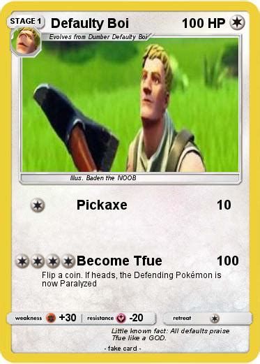 Pokémon Defaulty Boi 35 35 Pickaxe My Pokemon Card