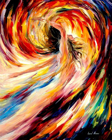 Artstation Vortex Of Passion — Palette Knife Oil Painting On Canvas
