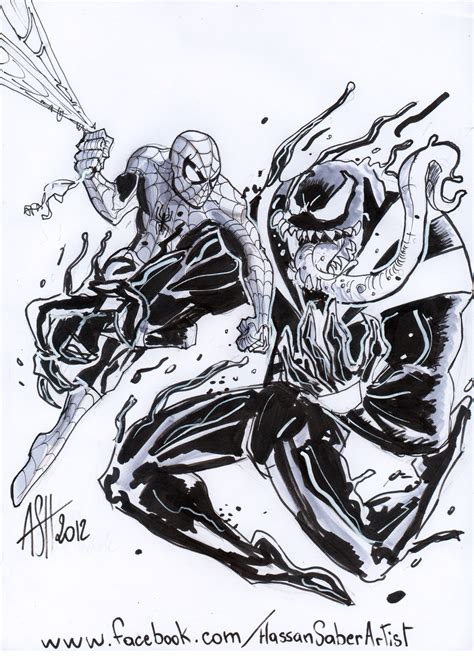 Spiderman Vs Venom By Scarecrowhassan On Deviantart
