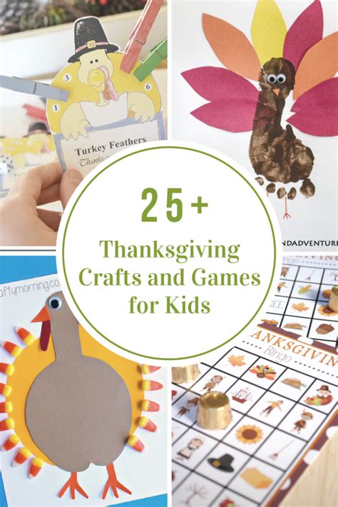 Thanksgiving Crafts And Games For Kids The Idea Room