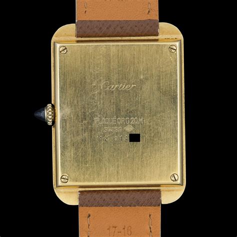 Cartier Stepped Case Jumbo Cream Dial New York Ref15716 De 1975