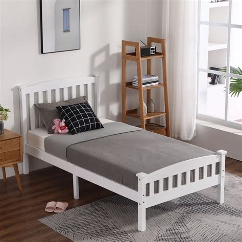 Uhomepro Twin Bed Frame For Kids Adults Modern Platform Bed Frame With