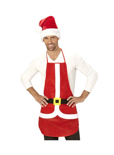 Adults Santa Claus Apron Express Delivery Funidelia