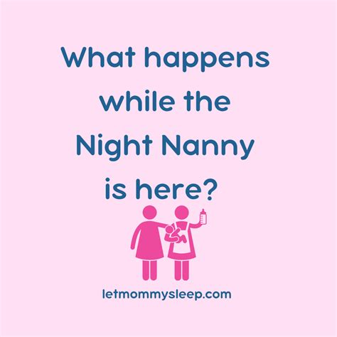 what s a night nanny let mommy sleep blog