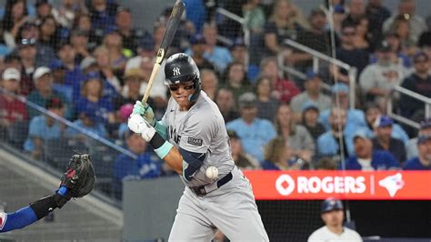 Aaron Judge Bateó Su Jonrón Número 31 Con Los Yankees Y Vencen A Blue