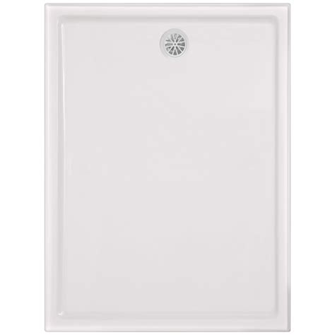 Showerline 900 X 1200mm White 4 Way Shower Base With Rear Outlet