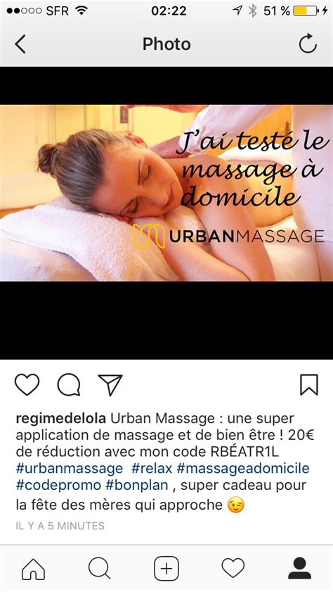 Code Promo Massage à Domicile Code Promo Urban First Mothers Day Ts