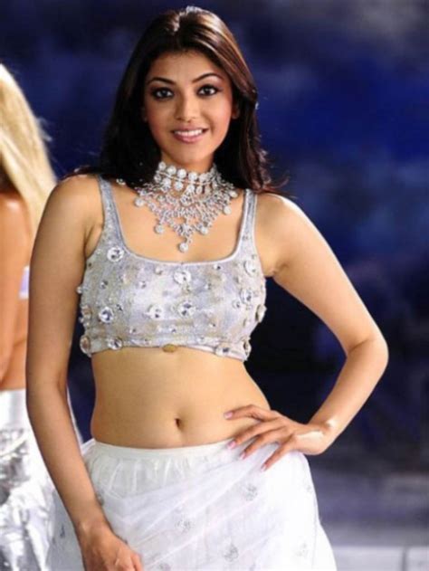 Indian Actress Gallery Hot Actress Pictures Kajal Agarwal Milky Navel Show