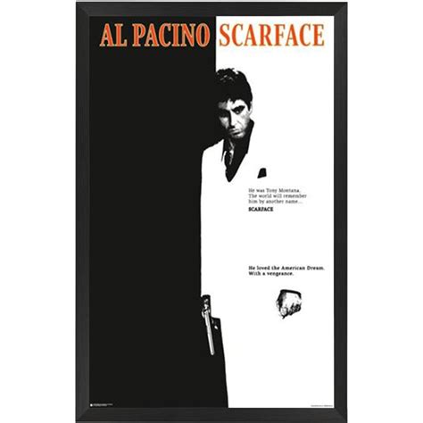 Scarface Poster Framed Exclusivesignings