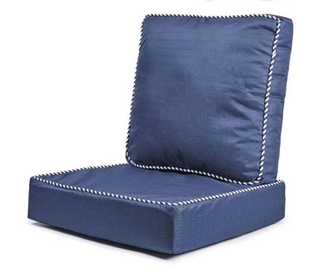 Broyhill Navy Blue Linen Deep Seat Outdoor Cushion Set Big Lots