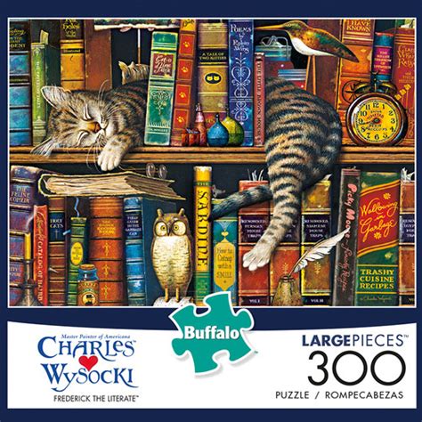 Jigsaw Puzzle Charles Wysocki Frederick The Literate 300 Large Piece