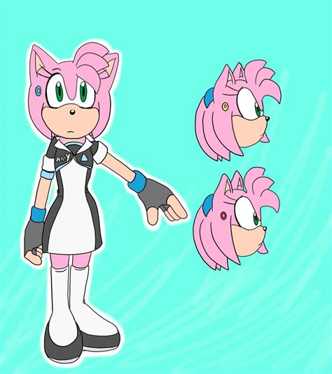 Dbh Android Amy Sonic The Hedgehog Amino